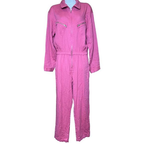 Xirena Jaymes Jumpsuit in Sun Dried Red NWT Size Large - Picture 4 of 9